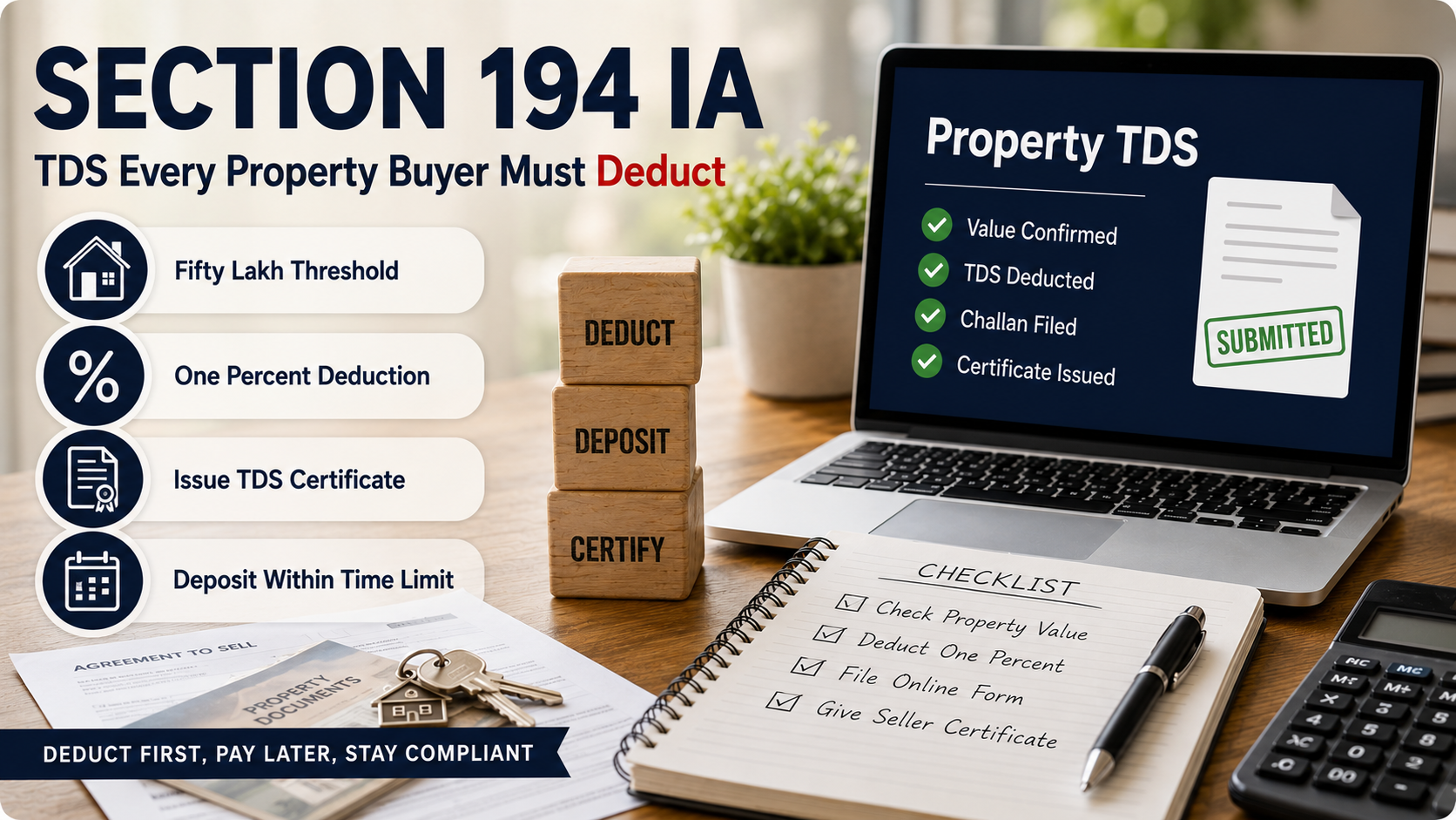TDS On Property Purchase - What Buyers Keep Getting Wrong Under Section 194 IA